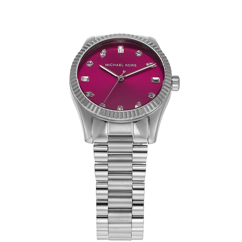Michael Kors Lexington Pink Dial Casual Ladies Watch- MK7443